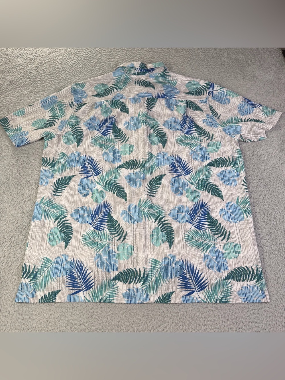 Tommy Bahama The Bahama Coast Shirt Medium Gray Button Islandzone Tropical - Picture 3 of 10